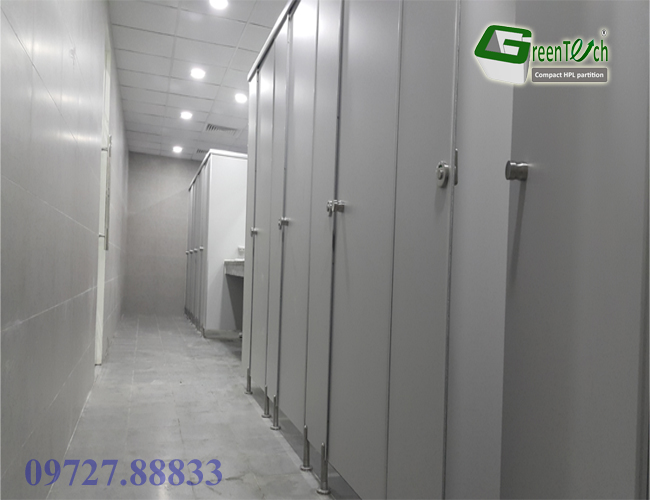 Thi công vách ngăn vệ sinh tại khu cn vĩnh thịnh