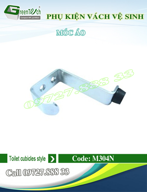 Móc áo inox M2